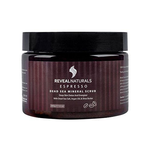 Reveal Naturals Arabica coffee Infused with Dead Sea Salt scrub 12 oz