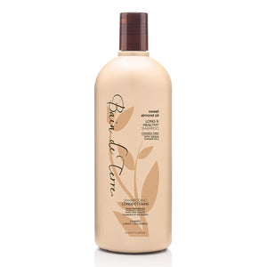 Bain de Terre Sweet Almond Oil Long and Healthy Shampoo, with Argan and Monoi Oil, Paraben-Free, 33.8-Ounce