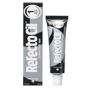 RefectoCil Cream Hair Dye Pure Black #1 0.5 oz - Hot Brands Store