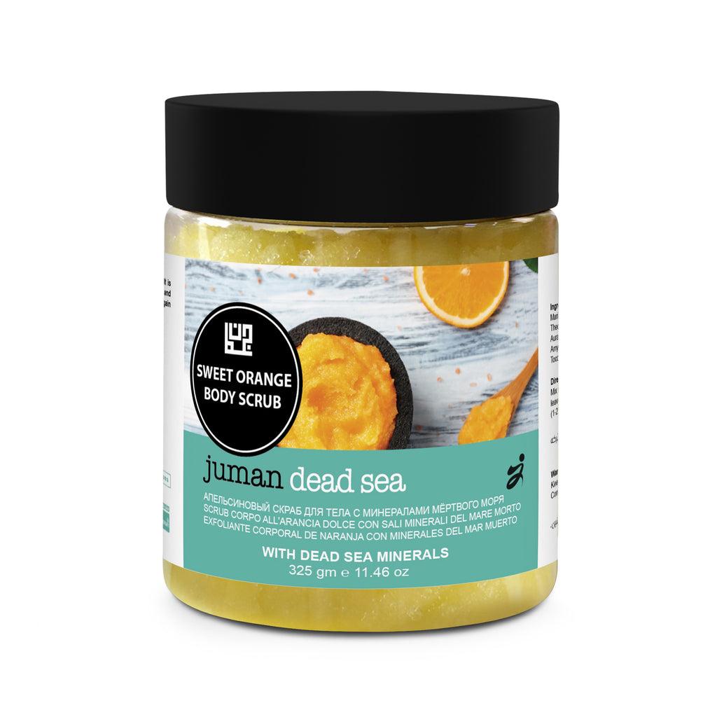 Juman All Natural Sweet Orange Body Scrub 11.46 Oz