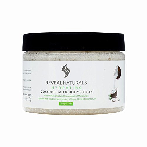 Reveal Naturals Coconut Scrub Infused with Dead Sea Salts and Minerals 12 oz