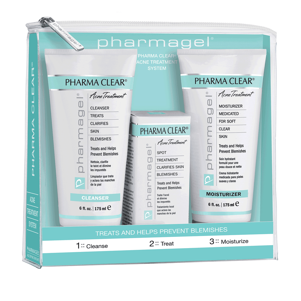 Pharmagel Clear Acne Treatment System (3 products) - Hot Brands Store