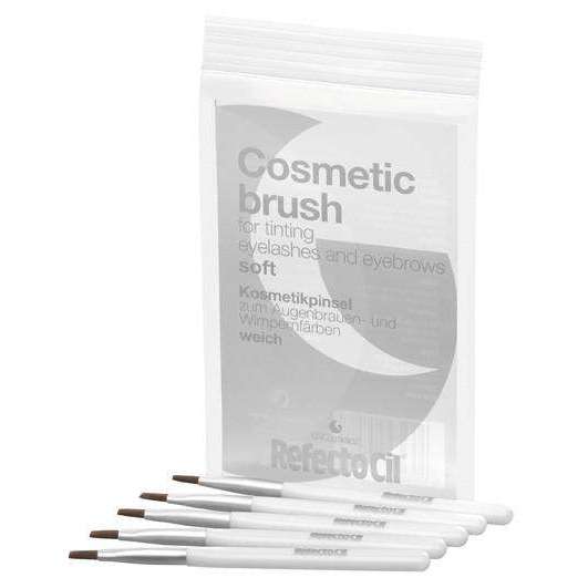 RefectoCil Cosmetic Brush Soft (Silver) 5 Pieces - Hot Brands Store