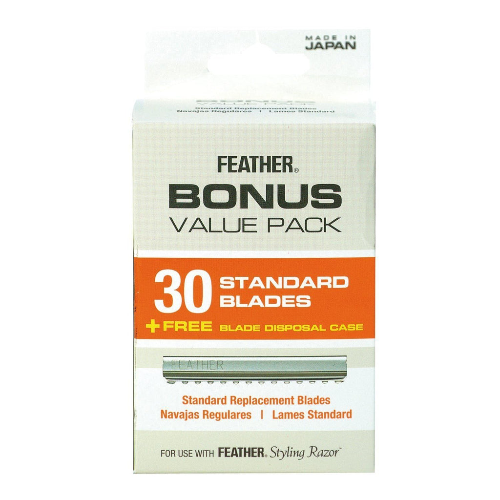 Jatai Feather Standard Blades Value Pack 30 Blades + Free Disposal Case