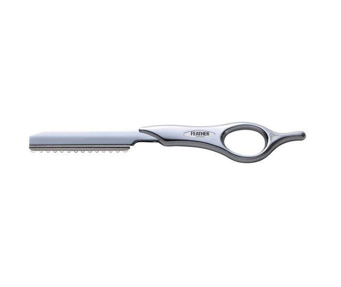 Jatai Feather Silver Detail Razor 6 1/4"