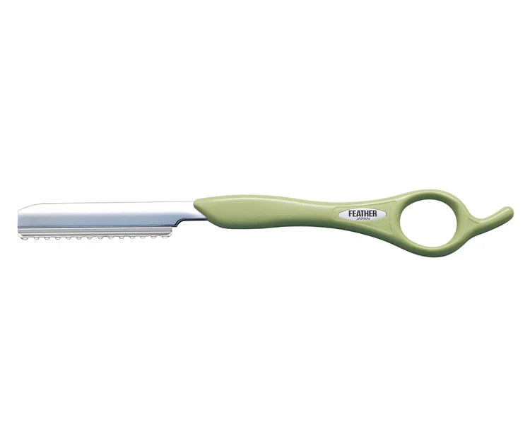Jatai Feather Matcha Green Styling Razor 7 1/4"