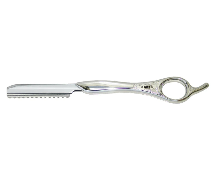 Jatai Feather Silver Styling Razor 7 1/4"