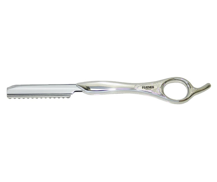 Jatai Feather Silver Styling Razor 7 1/4"