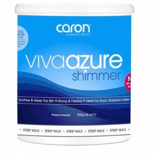 Carbonlab Viva Azure Shimmer Strip Wax - Microwaveable 28 oz - Hot Brands Store 