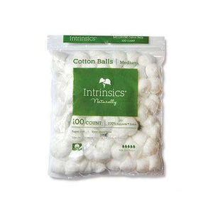 Intrinsics Cotton Balls 100% Naturelle™ Cotton (Medium sized,1500 ct) - Hot Brands Store 