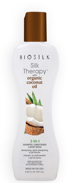 Biosilk Silk Therapy with Organic Coconut Oil Intense Moisture Kit 2 pieces 5.64 oz each - Hot Brands Store 