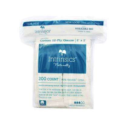 Intrinsics Cotton12-Ply Gauze  4”x4”, Med-Esthetic® (200 ct)