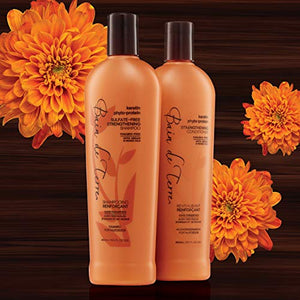 Bain de Terre KERATIN Phyto-Protein Strengthening Shampoo and Conditioner (13.5 Ounce)