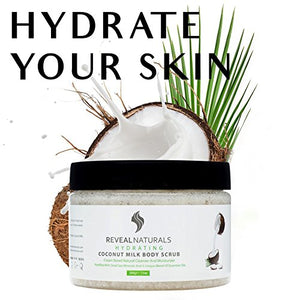Reveal Naturals Coconut Scrub Infused with Dead Sea Salts and Minerals 12 oz