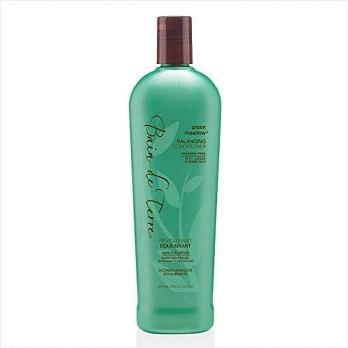 Bain de Terre Green Meadow Balancing Conditioner, with Argan and Monoi Oil, Paraben-Free, 13.5-Ounce