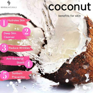 Reveal Naturals Coconut Scrub Infused with Dead Sea Salts and Minerals 12 oz