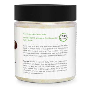 Reveal Naturals Coconut Scrub Infused with Dead Sea Salts and Minerals 10.58 oz