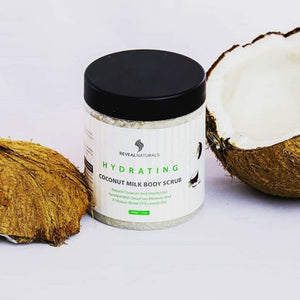Reveal Naturals Coconut Scrub Infused with Dead Sea Salts and Minerals 10.58 oz