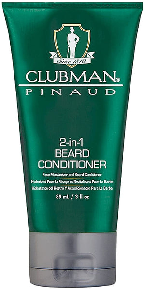 Clubman Beard 2-In-1 Conditioner 3 Ounce Tube (88ml) (3 Pack)