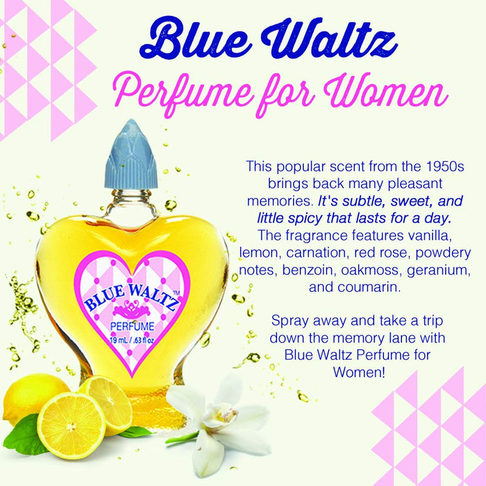 Blue Waltz Perfume for Women 0.63 oz Perfume Classic, 3 pack