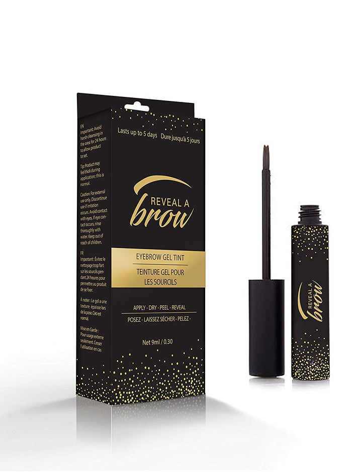 Reveal A Brow Eyebrow Gel Tint (Natural Brown), 0.3 oz