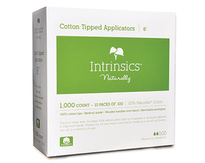 Intrinsics 6″ Cotton-Tipped Applicators 1000 ct. box, 10 boxes/case - Hot Brands Store 