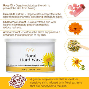 Gigi FLORAL HARD WAX 14 oz