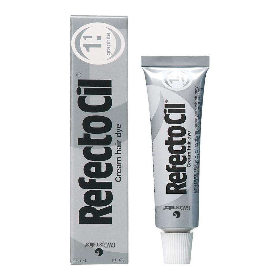 RefectoCil Cream Hair Dye Graphite #1.1  0.5 oz - Hot Brands Store 