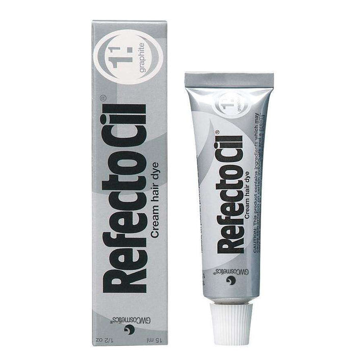 RefectoCil Cream Hair Dye Graphite #1.1  0.5 oz