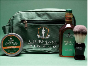Clubman Shave Essentials Dopp Kit