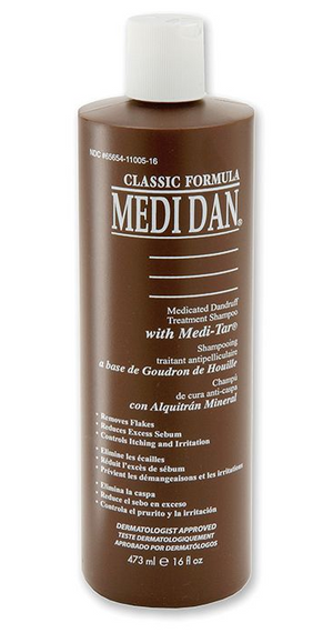 Clubman Classic Medicated Dandruff Treatment Shampoo 16 oz