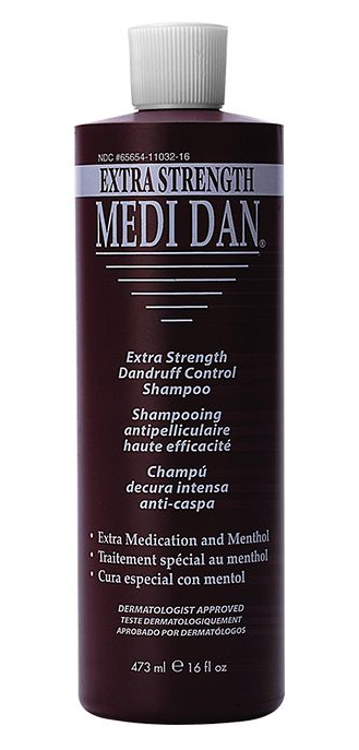Clubman Extra Strength Dandruff Treatment Shampoo 16 oz