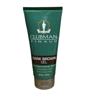 Clubman Dark Brown Gel 3 oz