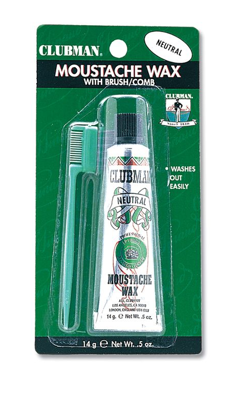 Clubman Moustache Wax Neutral 0.5 oz
