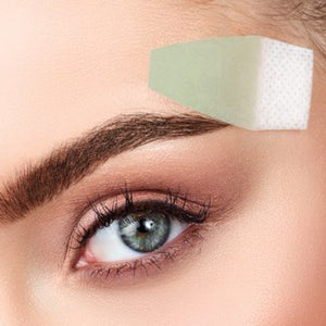 Andmetics Brow Wax Strips Natural Brows - VEGAN Hair Removal with Aloe 8 pcs - Hot Brands Store 