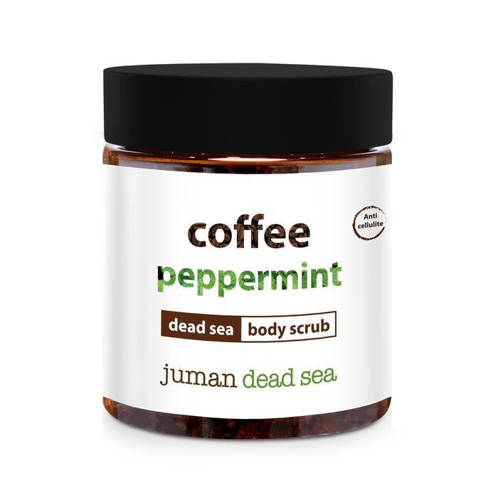 Juman All Natural Dead Coffee Peppermint Body Scrub 10.58 Oz