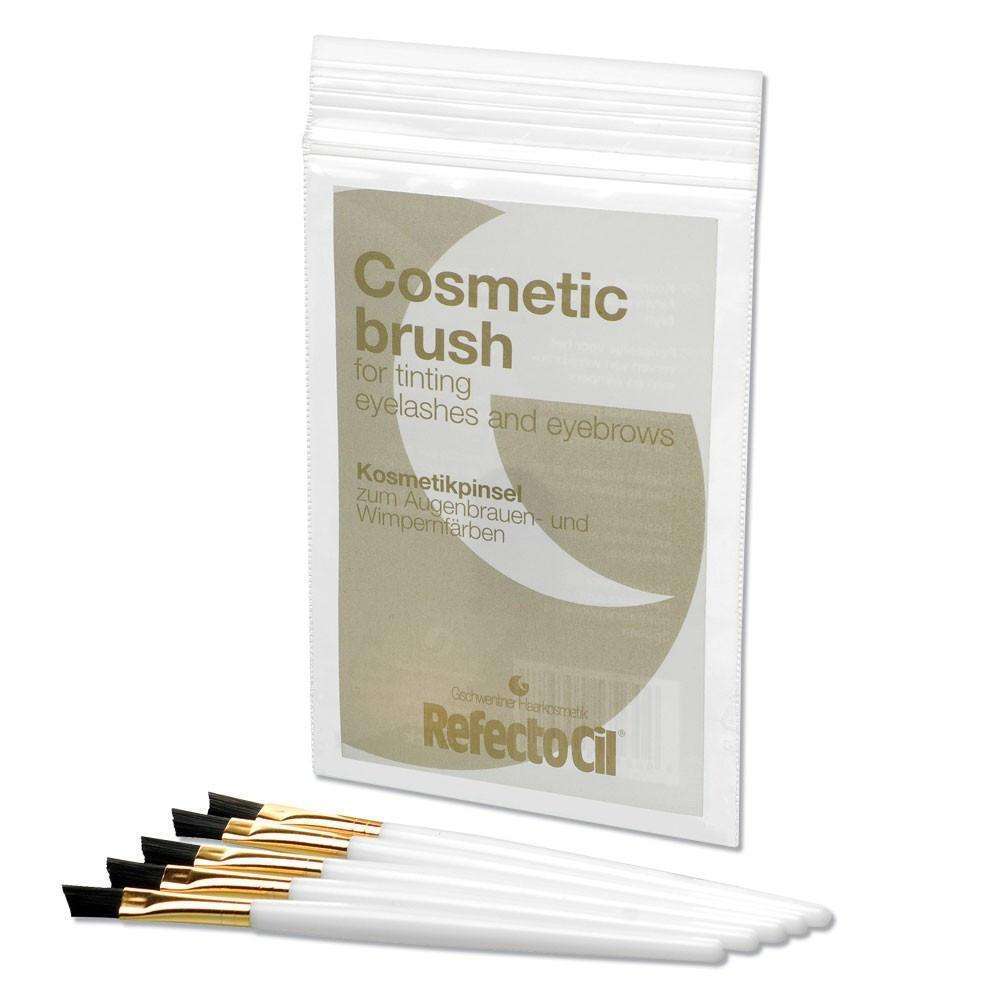 RefectoCil Cosmetic Brush Hard (Gold) 5 Brushes - Hot Brands Store 