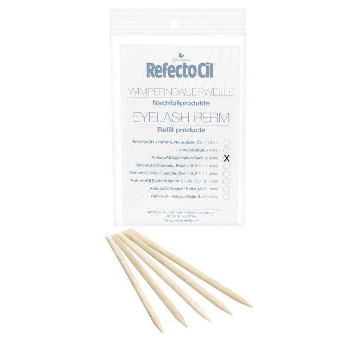RefectoCil Eyelash Curl Application Rosewood Stick (5 units)