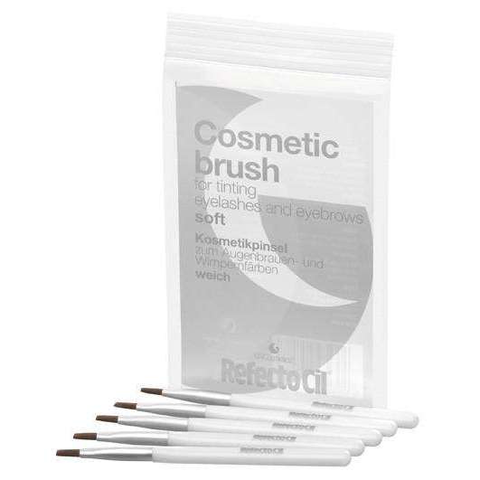 RefectoCil Cosmetic Brush Soft (Silver) 5 Pieces